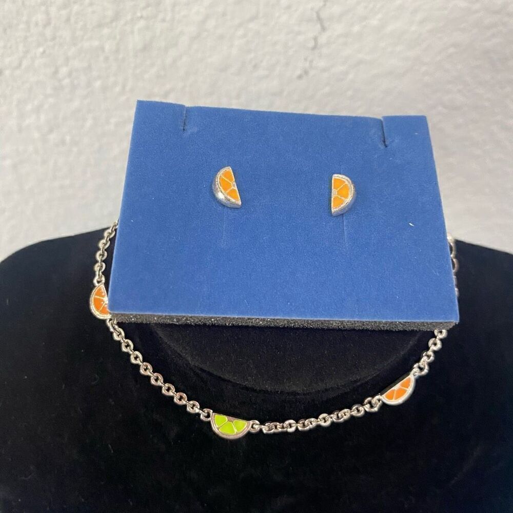 Fruity Anklet and Earring Set